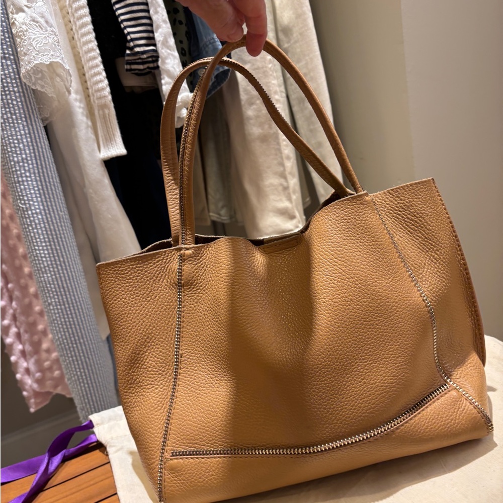 Botkier Tan Tote Bag Sleek Design High-Quality tan leather